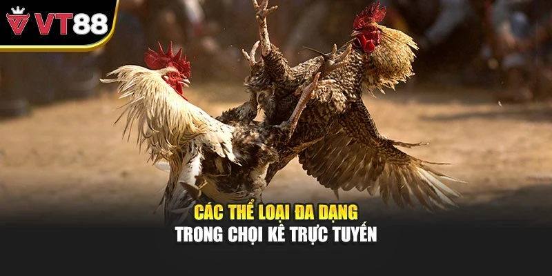 Các thể loại đa dạng trong chọi kê trực tuyến