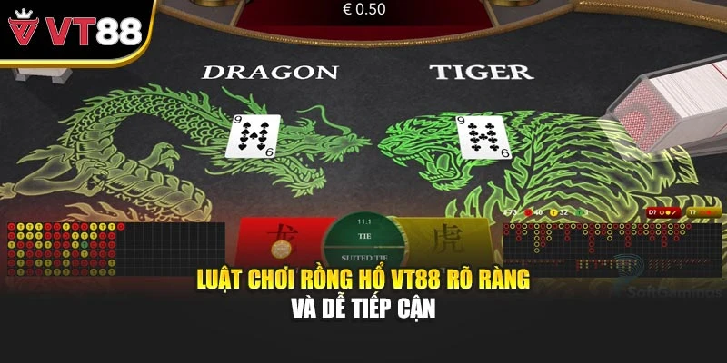 Luật chơi Rồng Hổ VT88 rõ ràng và dễ tiếp cận