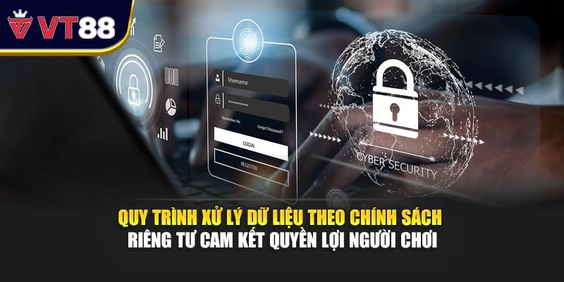 Quy trình xử lý dữ liệu theo chính sách riêng tư cam kết quyền lợi người chơi